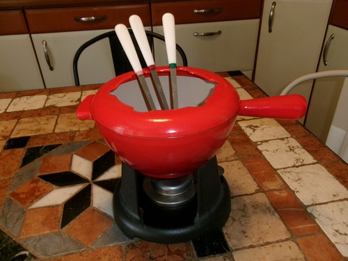 Creuset service fondue - le,