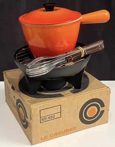 Creuset service fondue - creuset,