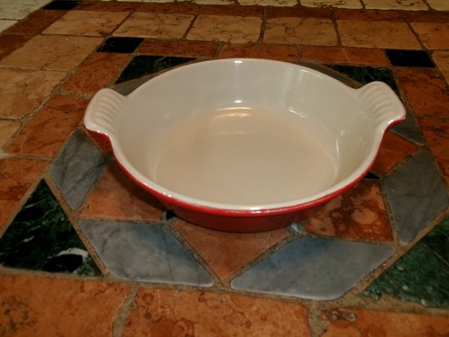 Plat creuset fonte rond - le,